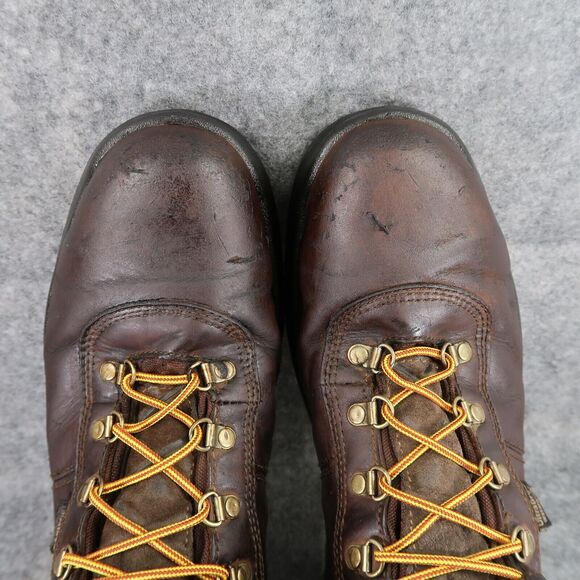 Red Wing Shoes Mens 12 Work Boot Leather Irish Setter Safety Toe Waterproof Ely - Picture 12 of 16